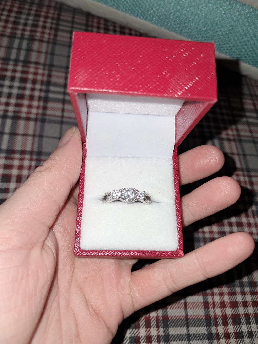Three-Stone Diamond Ring