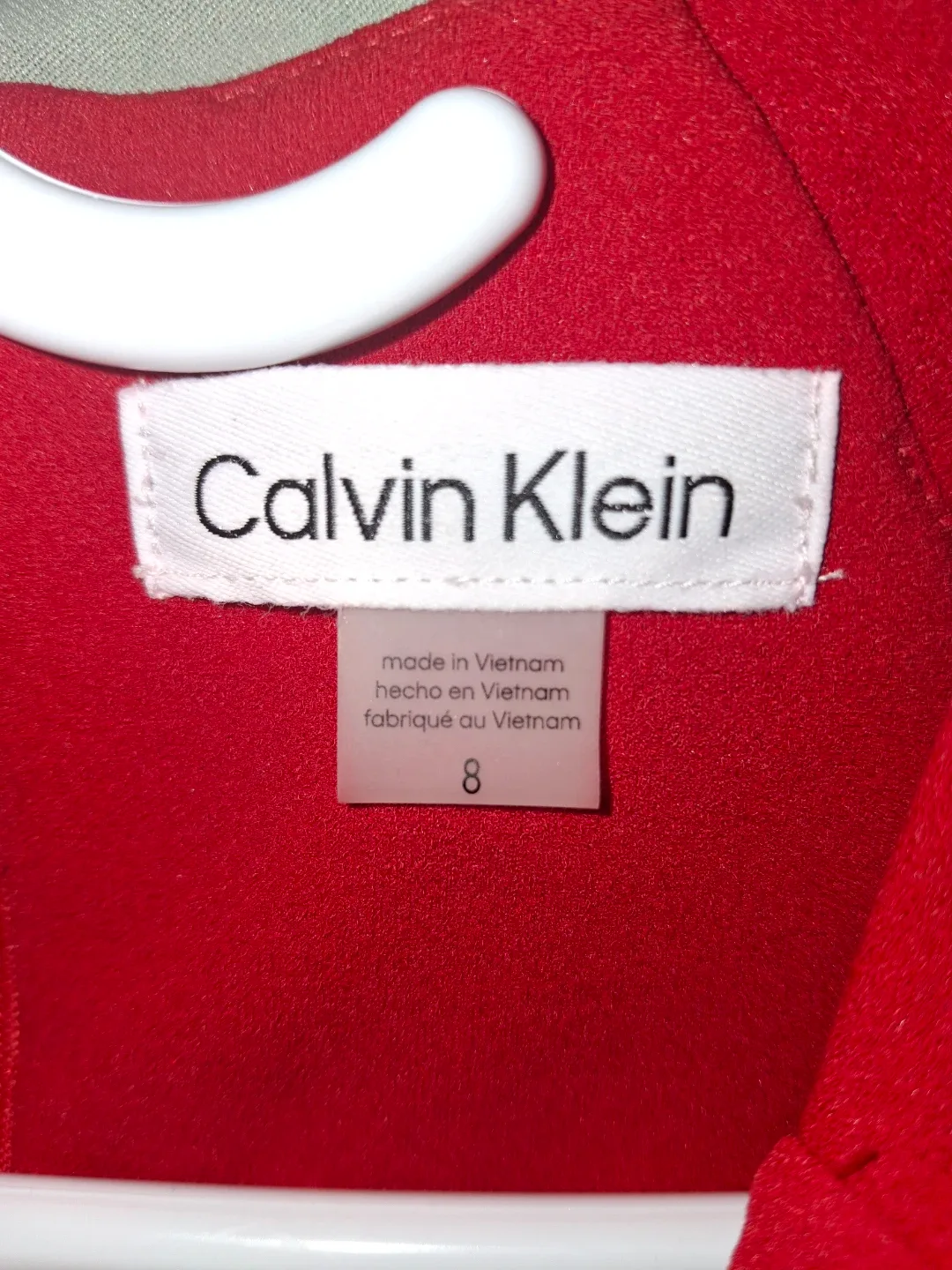 Calvin Klein Red Dress - Size 8 image indicator(3)