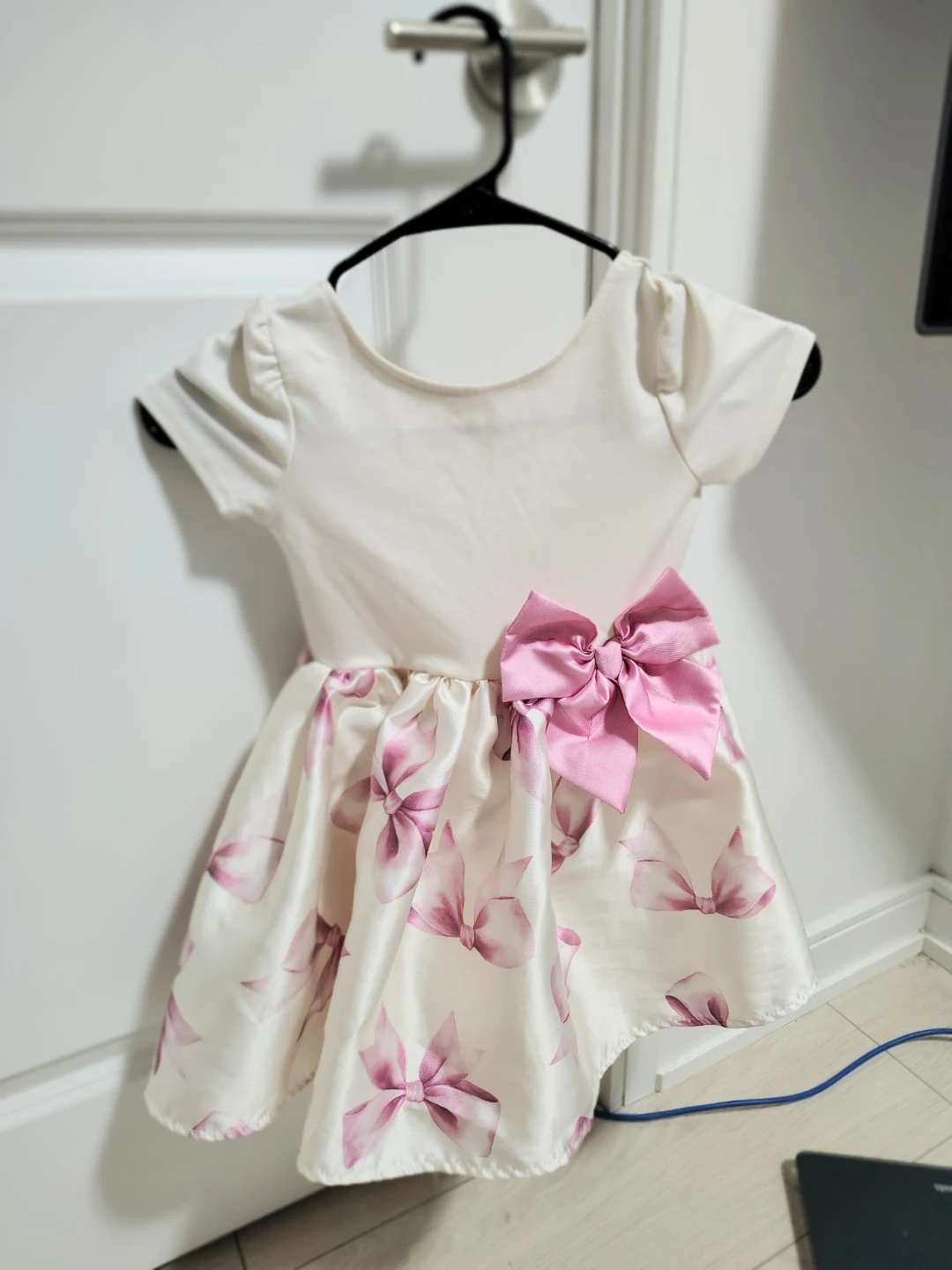 Girl's Party Dress with Bows