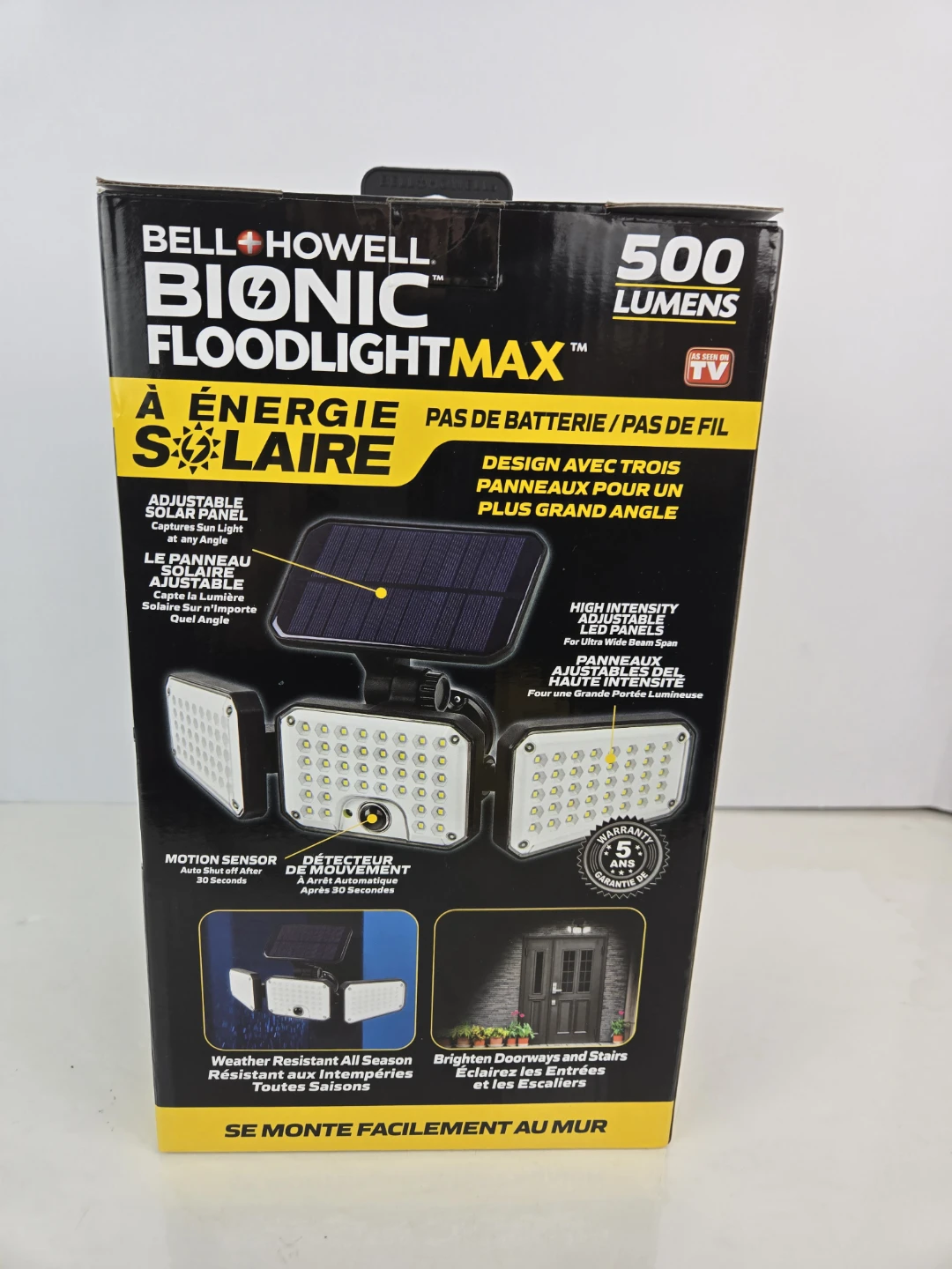 Brand new in box solar powered motion activated LED Light - photo 5