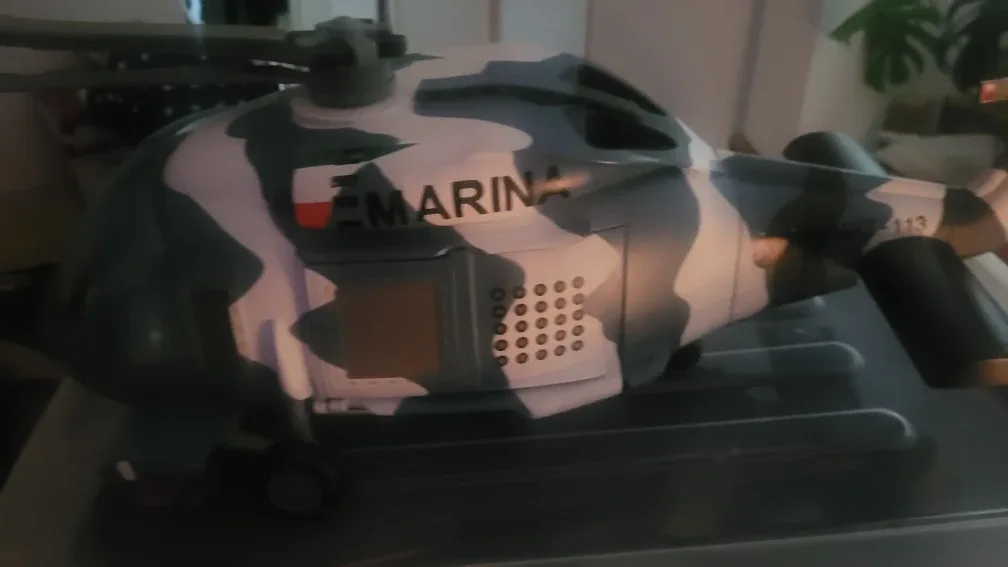 "#Cleanout"Toy Helicopter - Camo