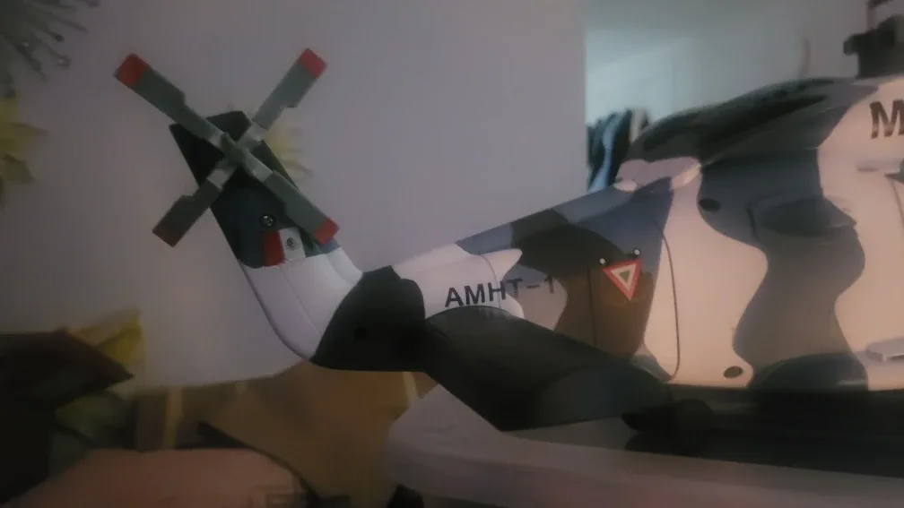 "#Cleanout"Toy Helicopter - Camo image indicator(2)