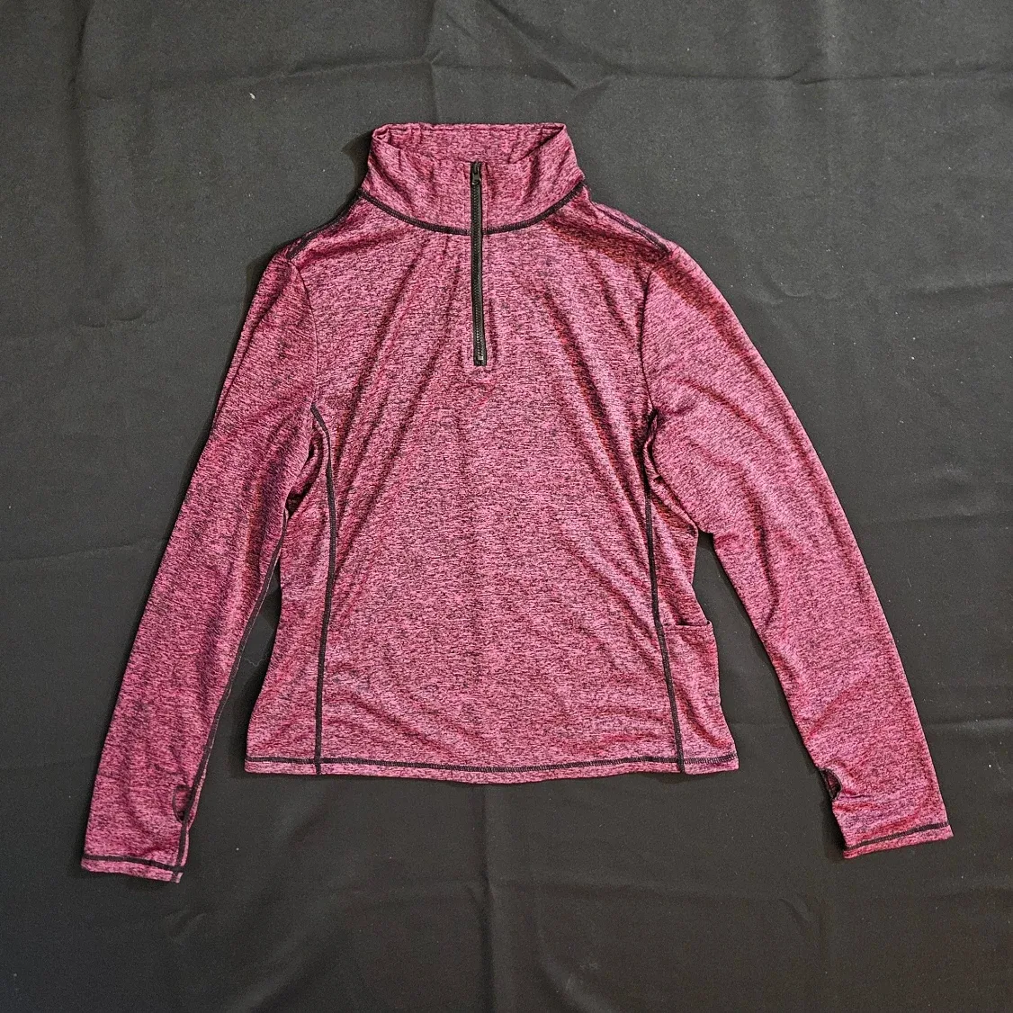 Burgundy Long Sleeve Top