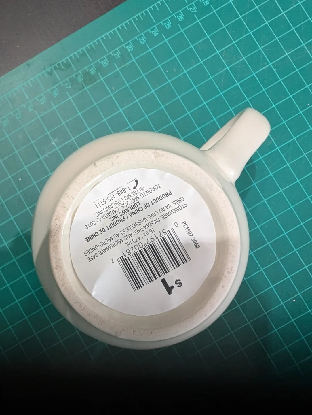 White Stoneware Mug - Dishwasher & Microwave Safe #Cleanout image indicator(2)