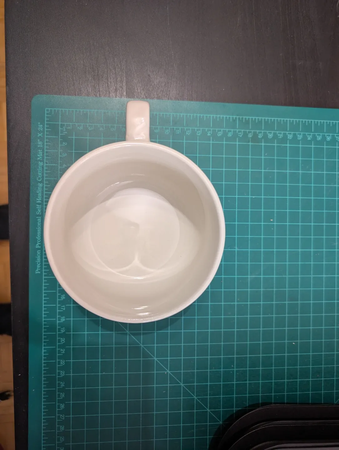 White Stoneware Mug - Dishwasher & Microwave Safe #Cleanout image indicator(4)