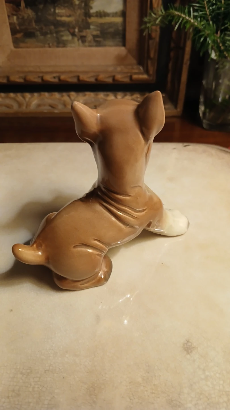 Vintage Porcelain Boxer Puppy - photo 3