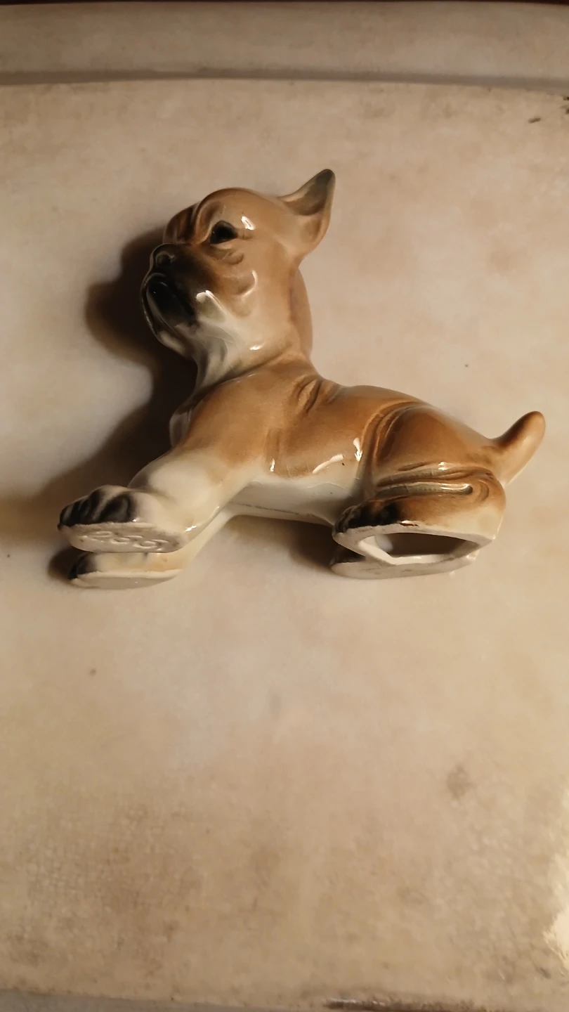 Vintage Porcelain Boxer Puppy - photo 5
