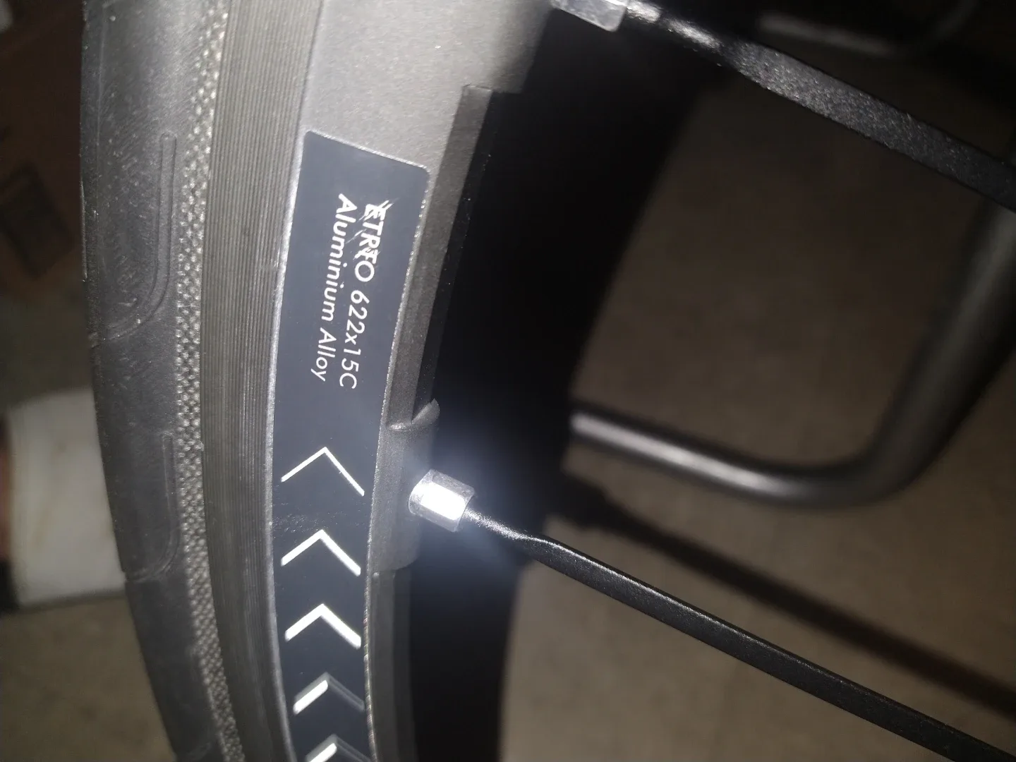 Fulcrum zero nite clincher wheels 700c, with extra image indicator(5)
