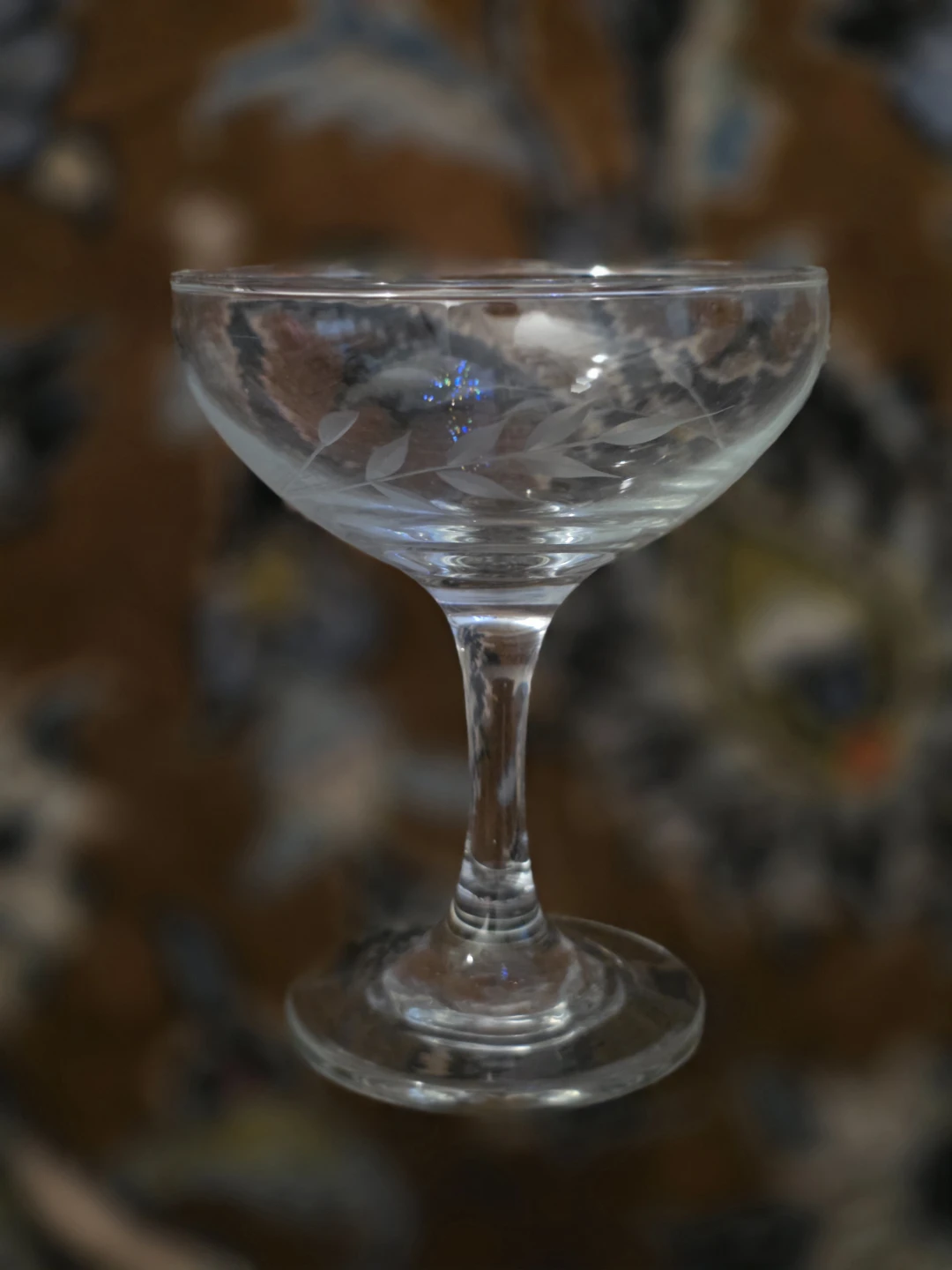 Etched Coupe Glasses - Set of 6 - photo 3