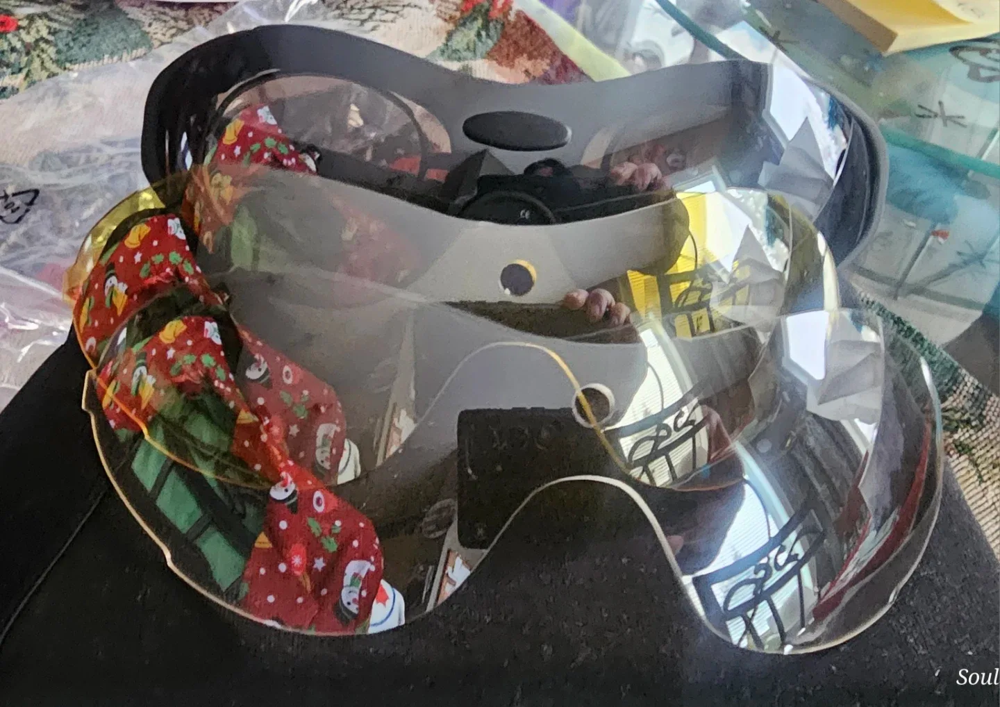 Snow/Riding Goggles w/ Case image indicator(2)