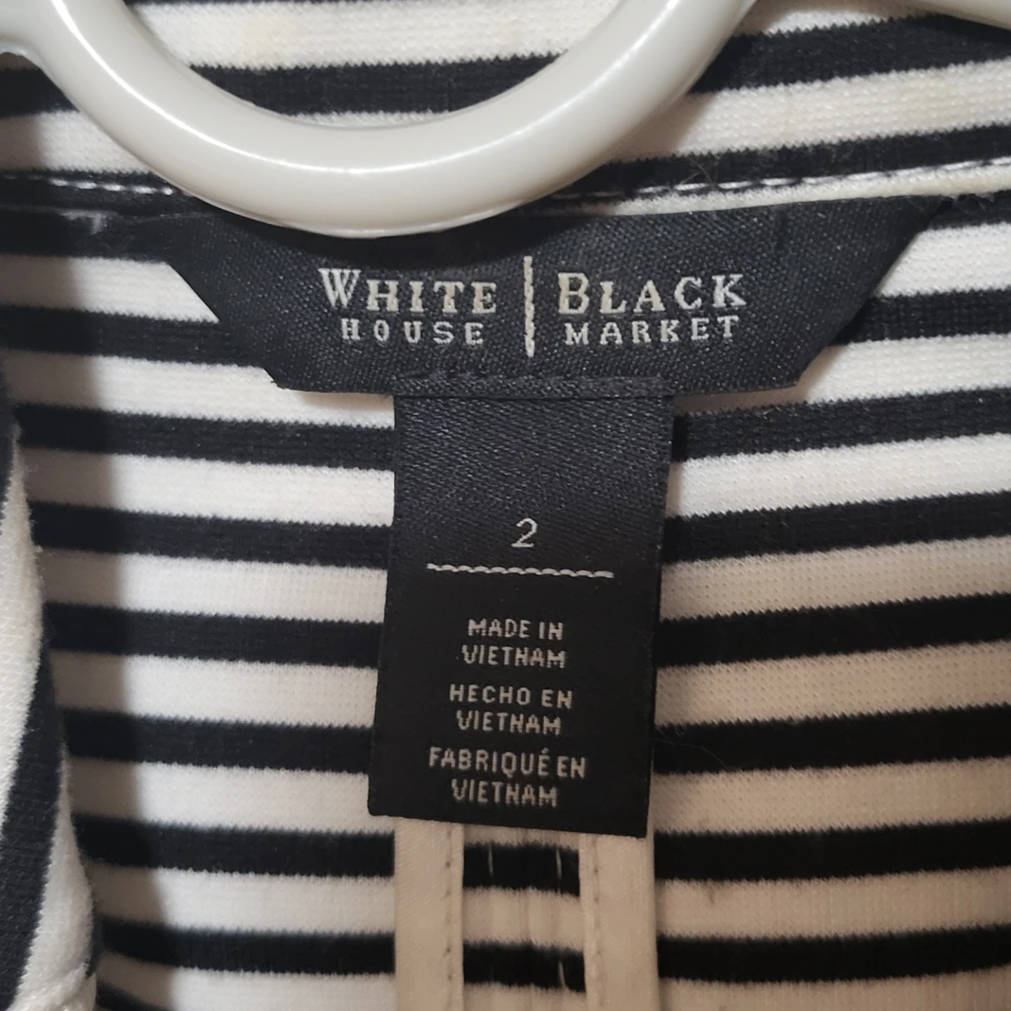 White House Black Market Striped Jacket - Size 2 - photo 3