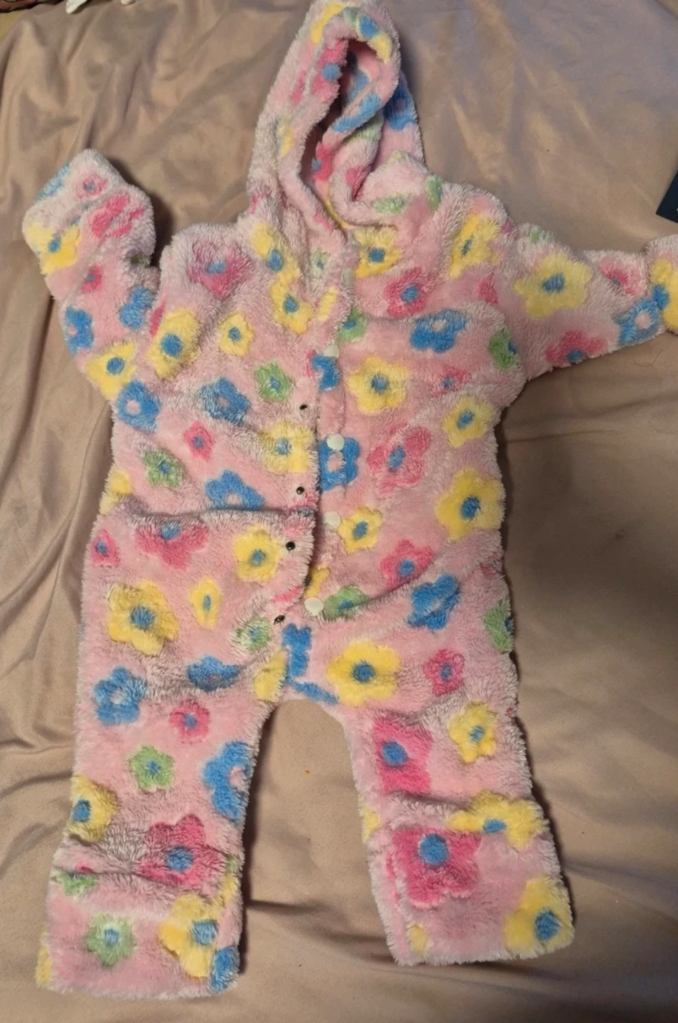 Floral Print Baby Onesie
