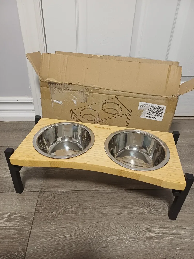 Mini Kesper Elevated Pet Bowls image indicator(8)