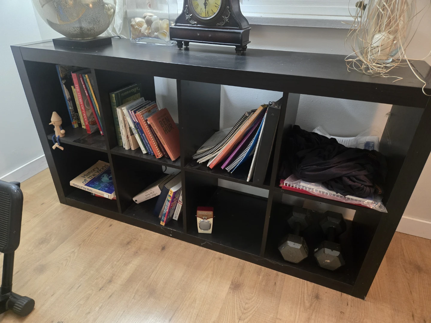 Black IKEA 2 Kallax Shelf Units - photo 2