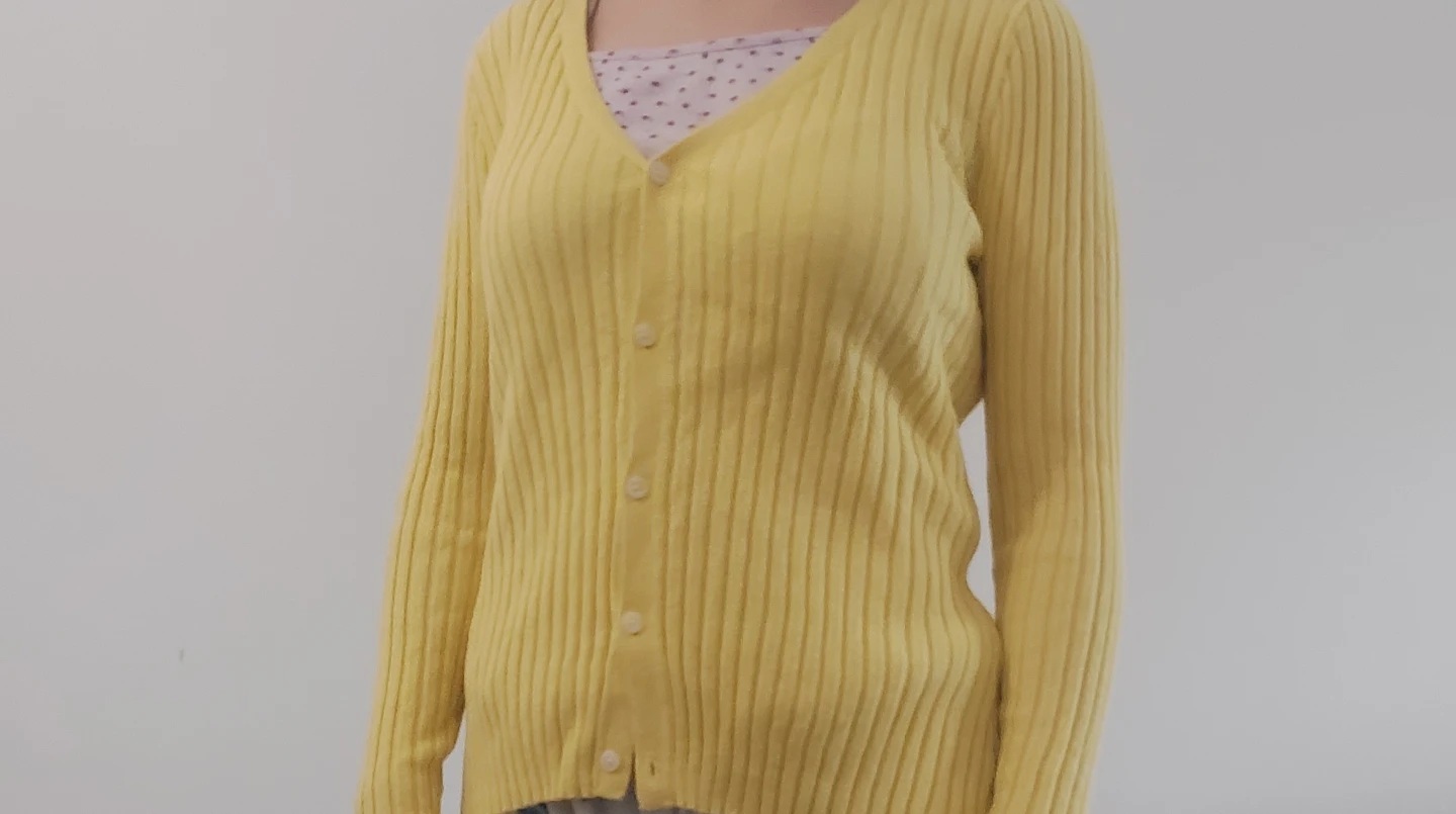 Frank And Oak Yellow Cardigan - Size S