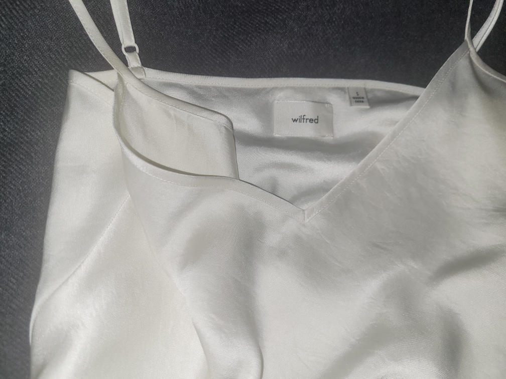 Wilfred White Slip Dress - Size S - photo 5