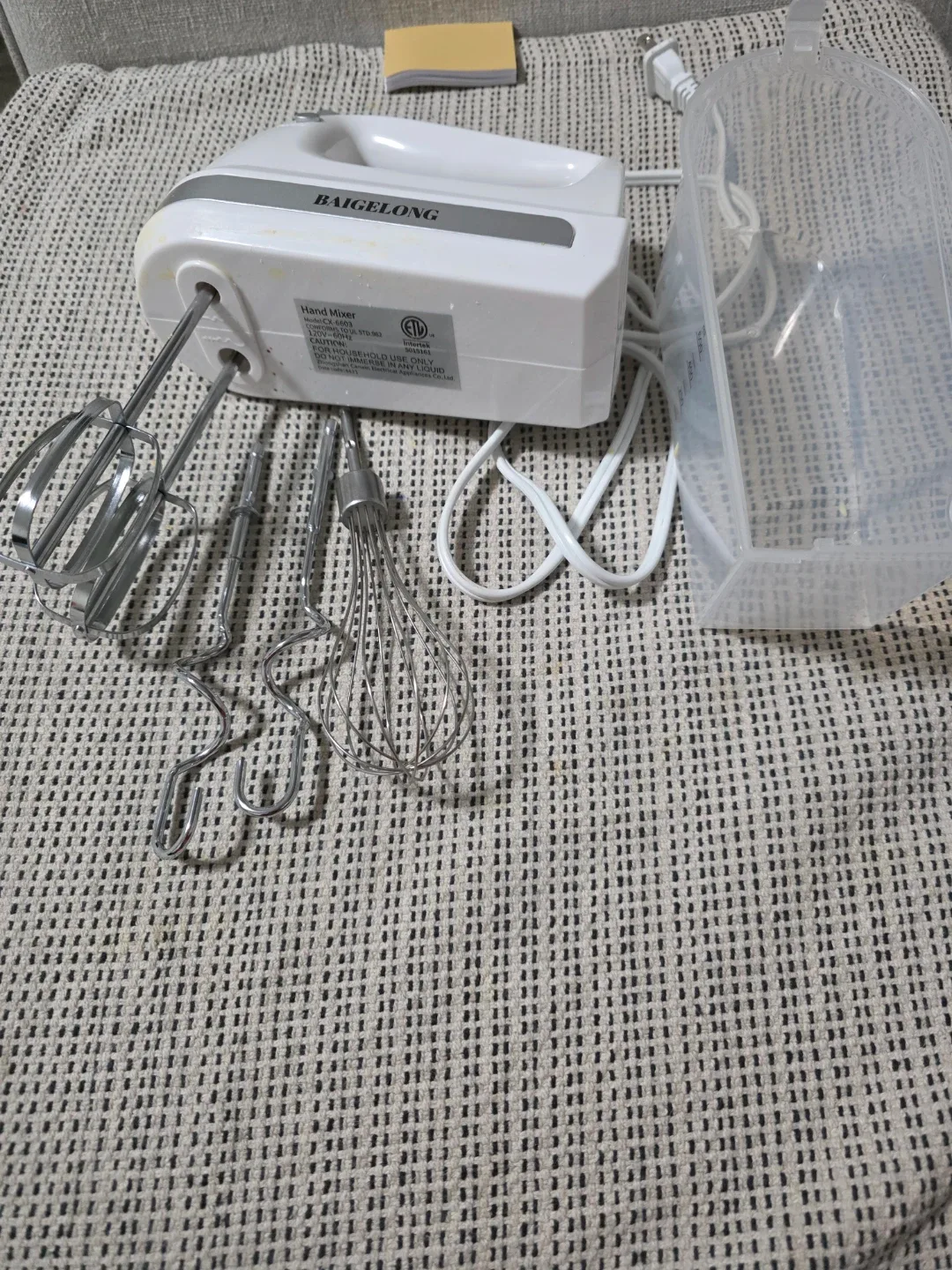 Baigelong CX-6603 Hand Mixer image indicator(2)