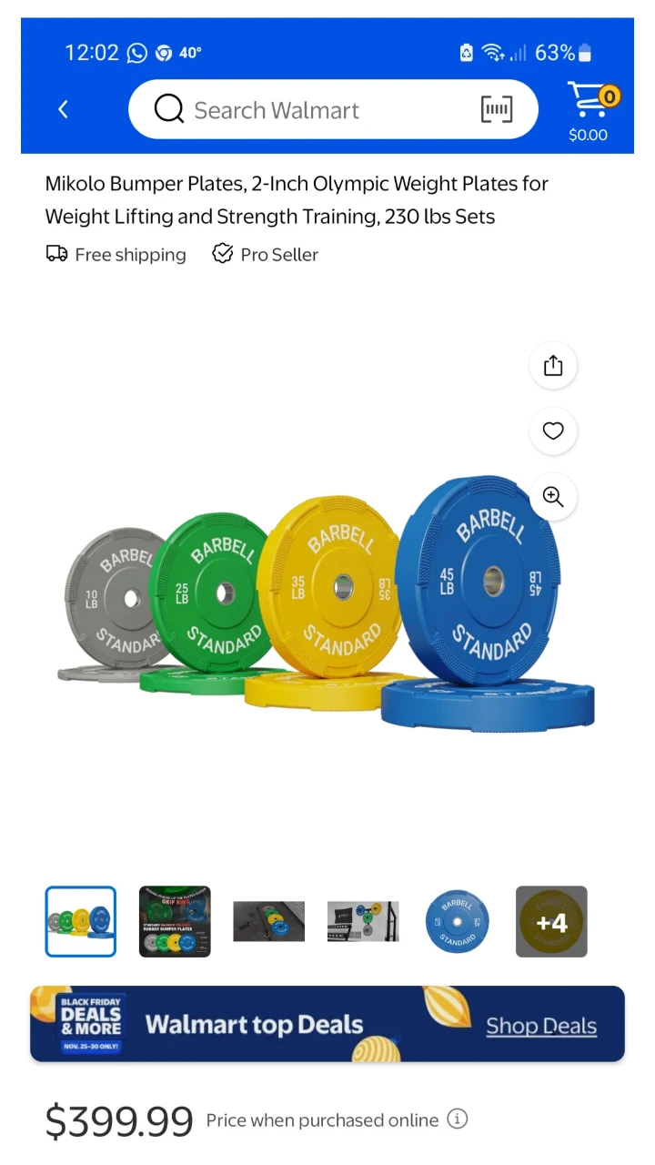 Mikolo Bumper Plates - 230 lbs Set