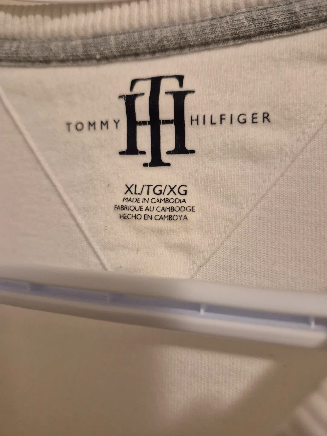 Tommy Hilfiger White Long Sleeve-XL #Cleanout image indicator(4)