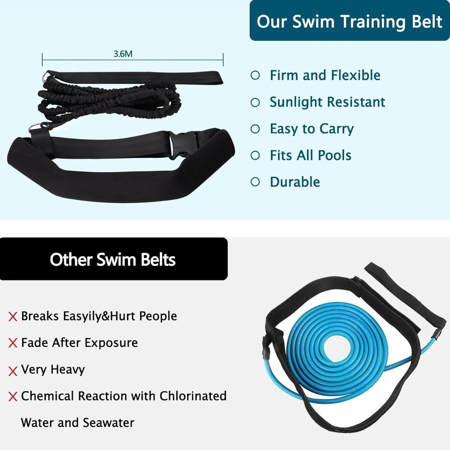 HIKEEN Swim Training Belt - New - photo 5