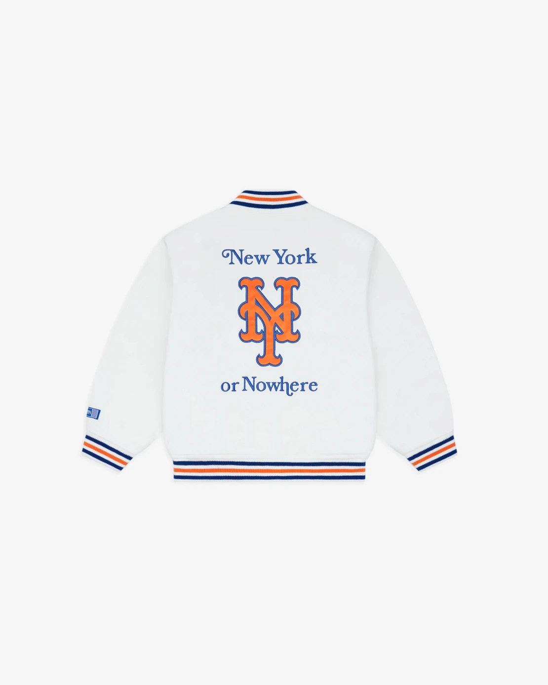 New Era MLB New York Mets White Varsity Jacket - photo 4