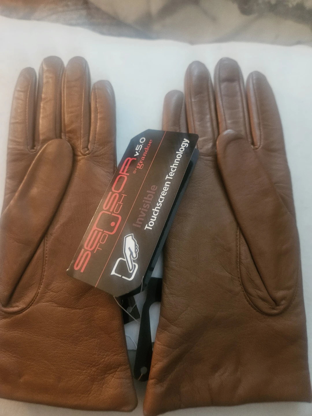 Saks Off Fifth Selene Leather Gloves, Size 7 - photo 2