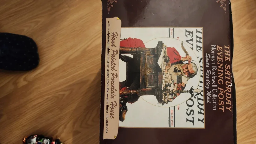 Norman Rockwell Santa's Workshop Porcelain House image indicator(2)