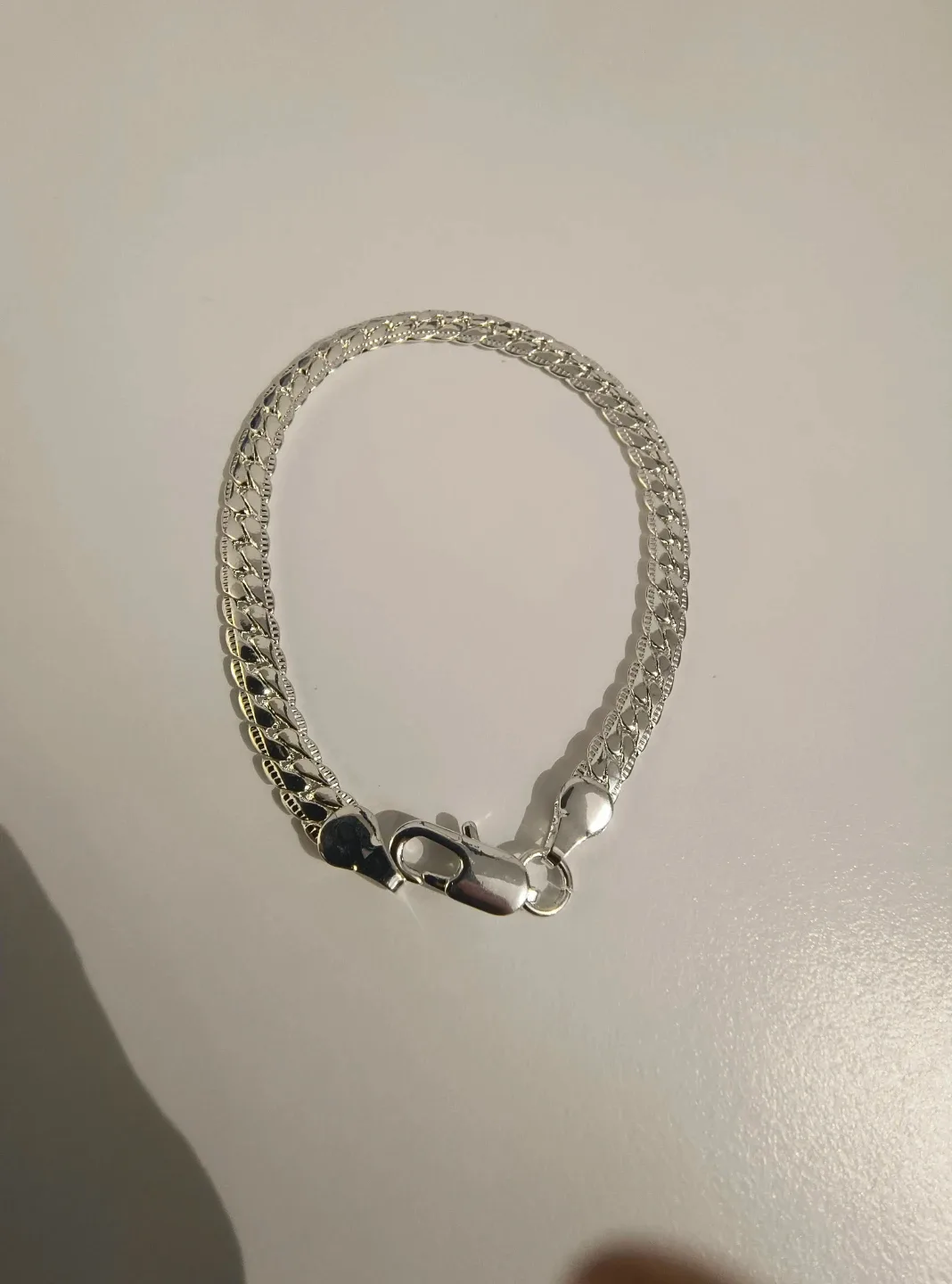 925 Sterling Silver Chain Bracelet (Unisex) image indicator(2)