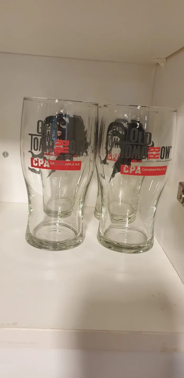 Old Tomorrow CPA Canadian Pale Ale Glass