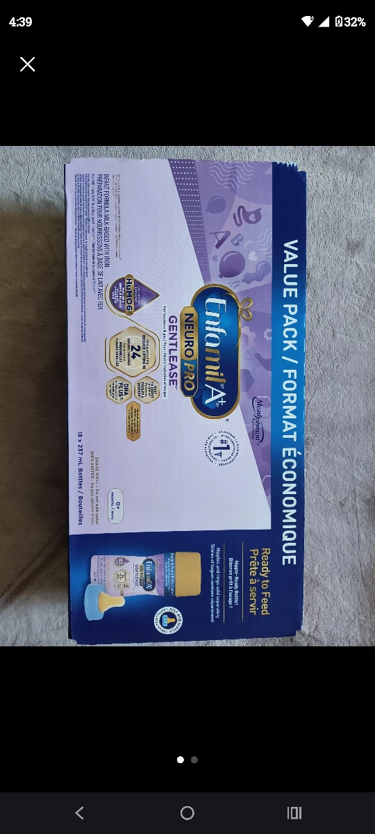 Enfamil A+ Neuropro Gentlease Ready-to-Feed Formula