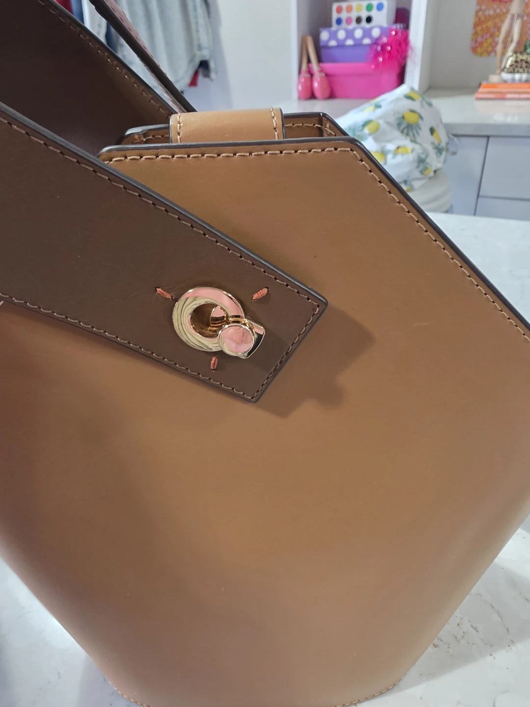 Danse Lente Phoebe Bag, Tan Leather - photo 2