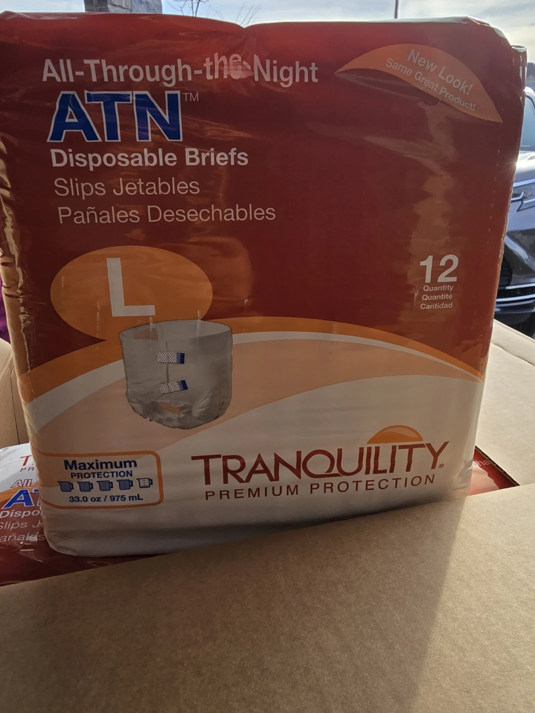 Tranquility ATN Disposable Briefs - Size Large pack of 12 - photo 2