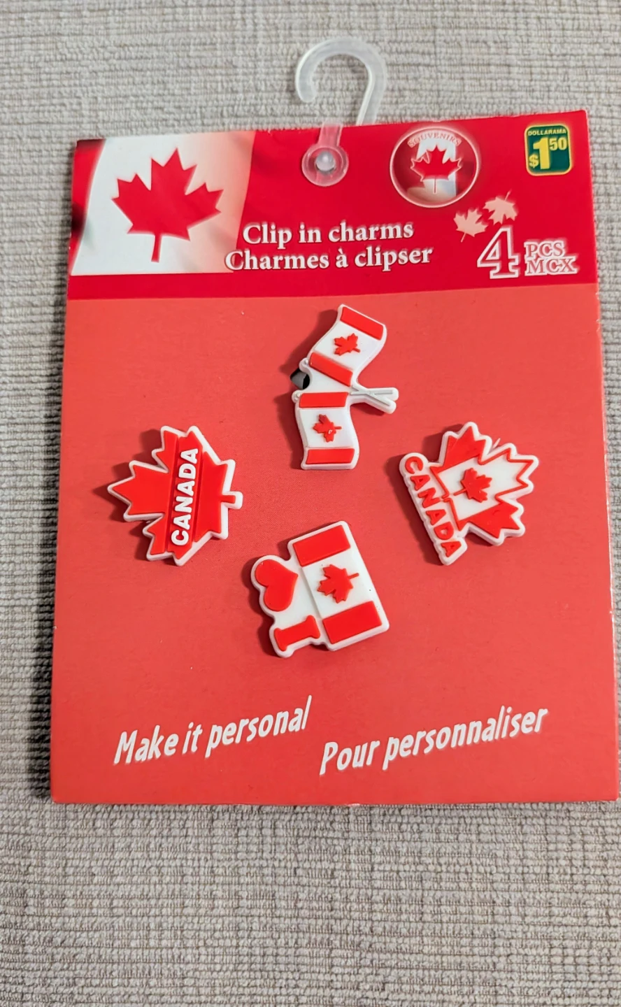 Brand New Canada Clip-in Charms