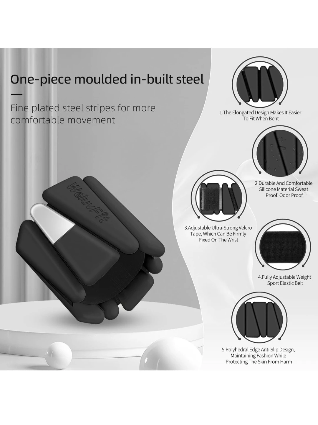 Adjustable Wrist/Ankle Weights - photo 2
