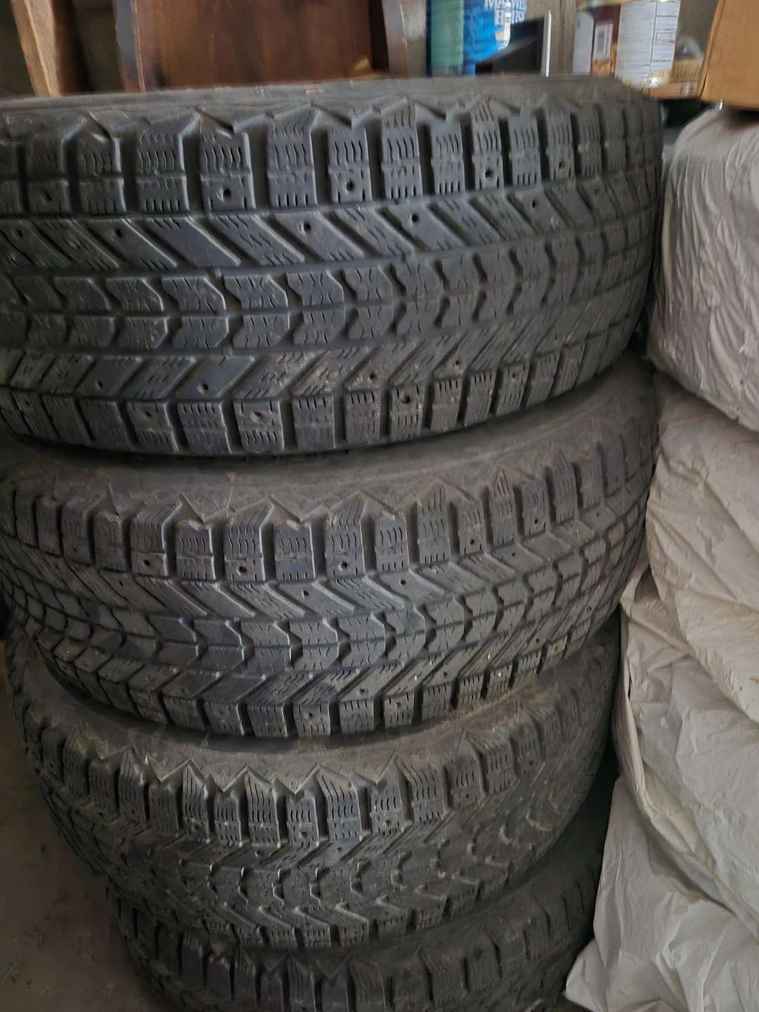 Winterforce P235/65R16 Tire Set 4. $80
