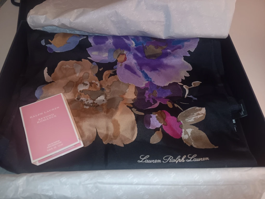 Lauren Ralph Lauren Floral Scarf w/ Perfume Sample