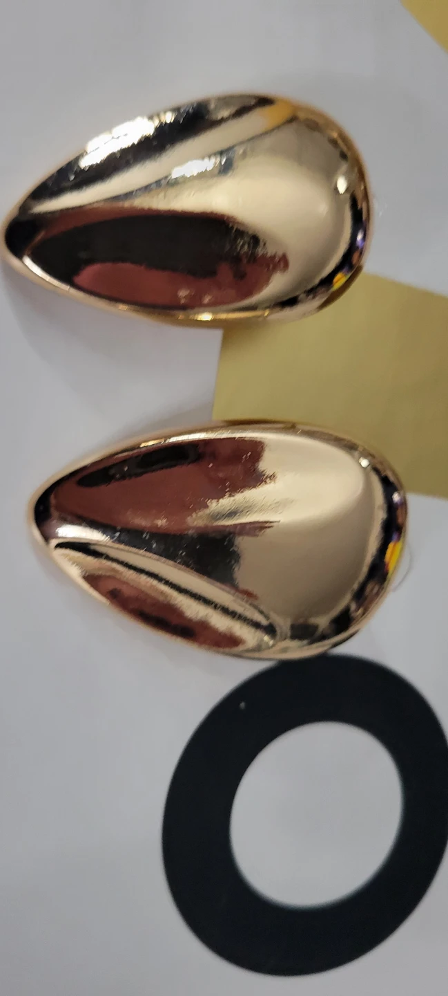 Gold Statement Earrings - Fashion Jewelry - photo 3