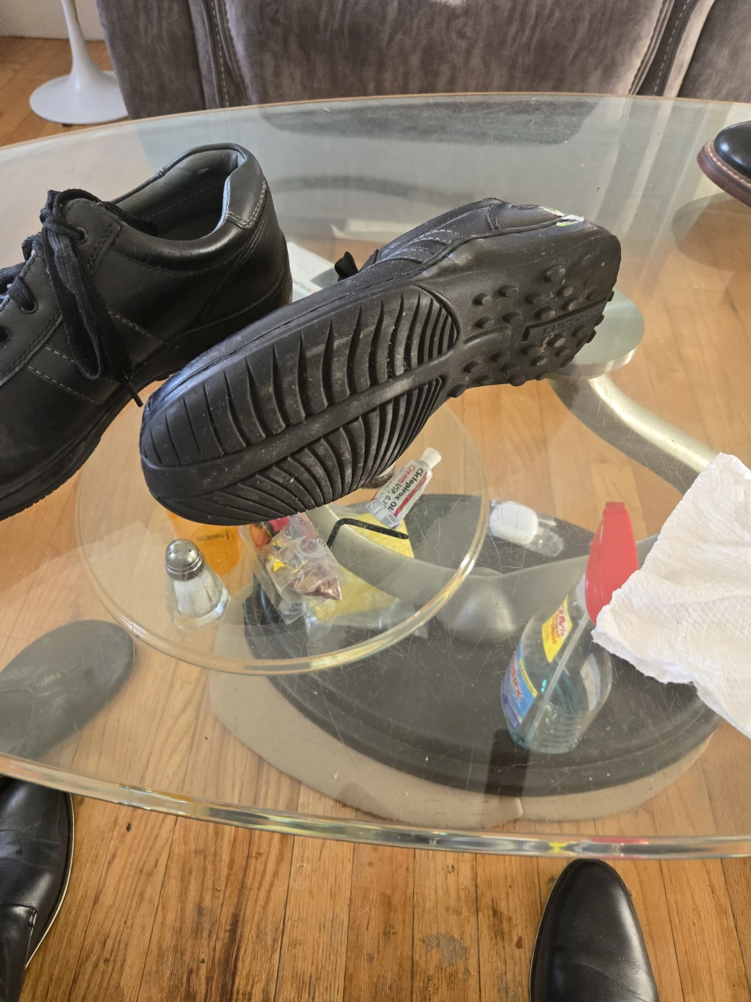 Skechers Black Leather Shoes - US Size 8.5 - photo 2