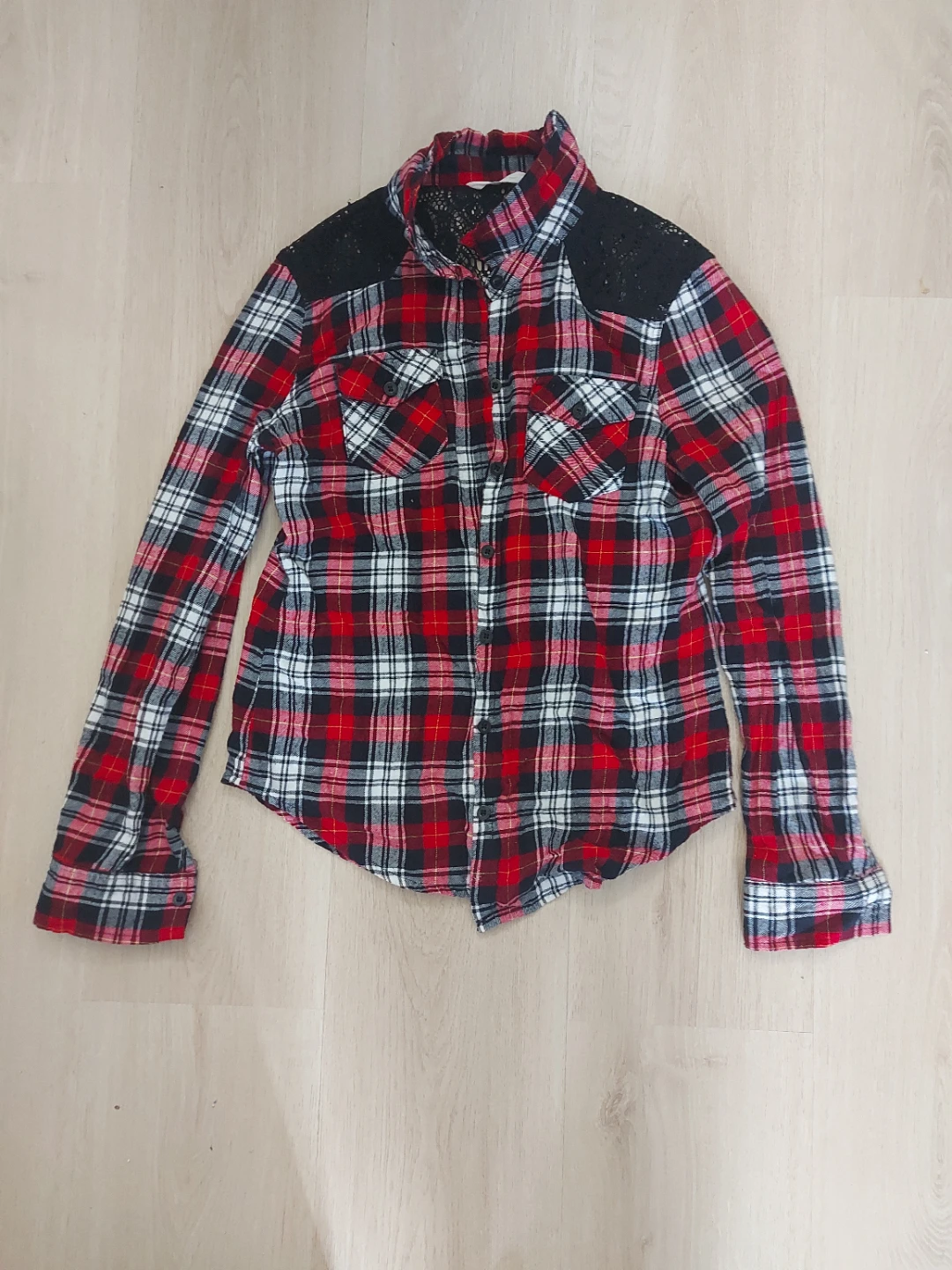 Red Plaid Flannel Shirt