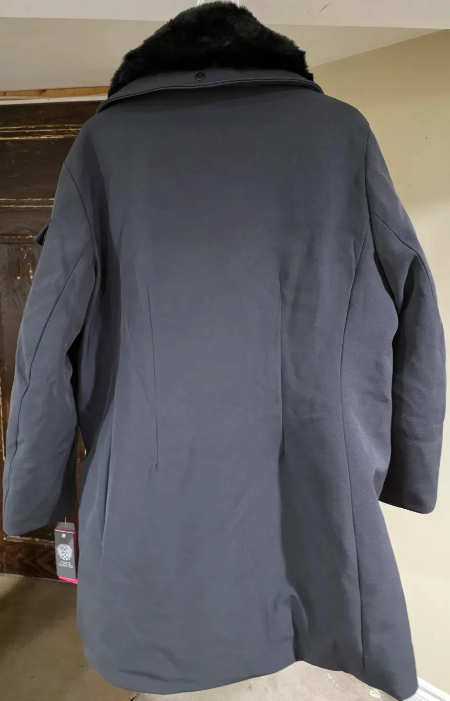 BNWT Vince Camuto Womans XL Down Blend Jacket With Fir Trim image indicator(3)