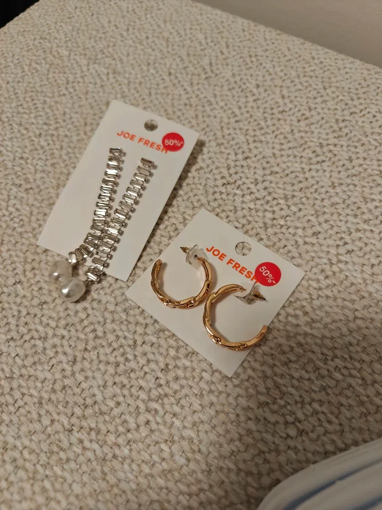 Joe Fresh Earrings - New with Tags