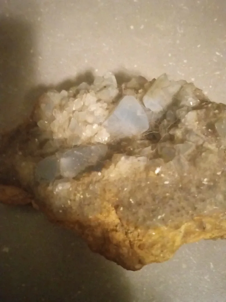 Raw Celestite Crystal Cluster image indicator(3)