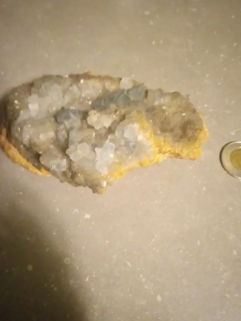Raw Celestite Crystal Cluster image indicator(4)