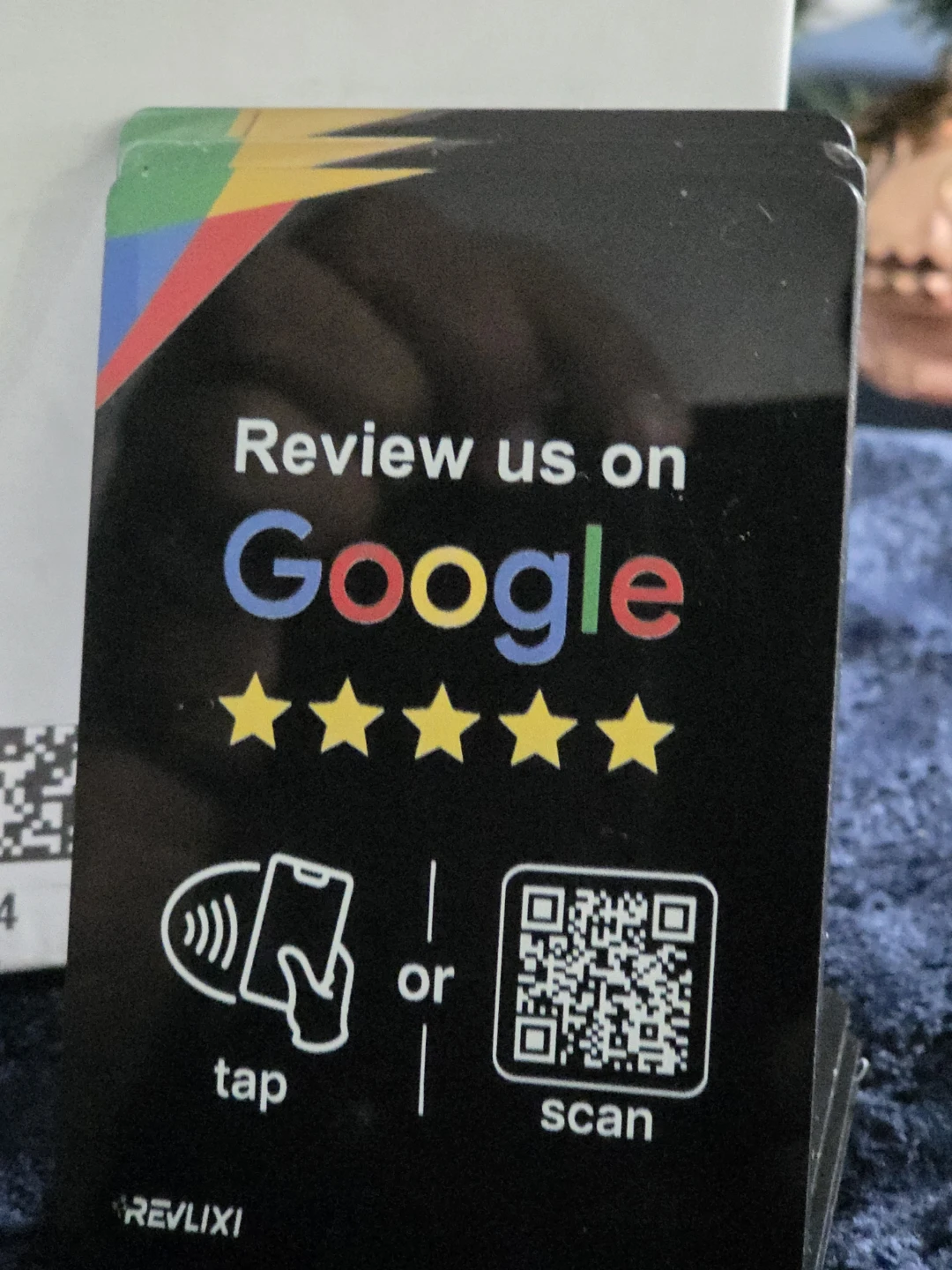 REVLIXI Google Review (3 PCS) –Tap Card & QR Code Acrylic Stand - photo 4