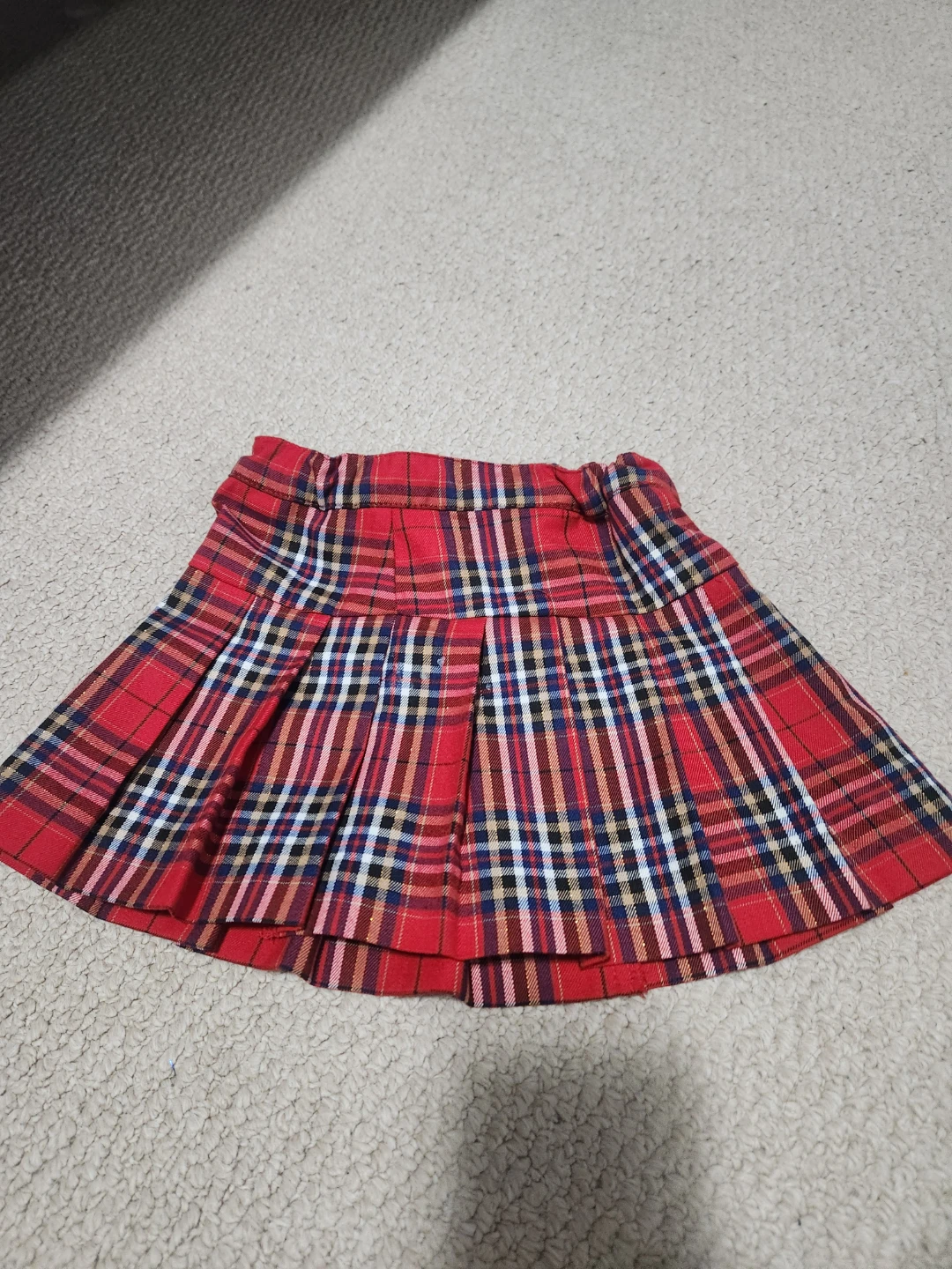 Red Plaid Skirt 1.5 - 2 years