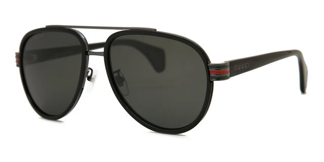 Gucci Black Aviator Sunglasses