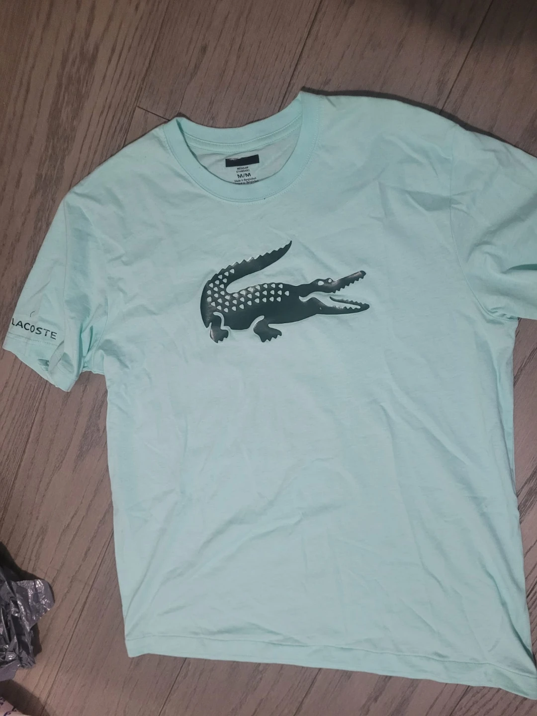 Lacoste T-Shirt - Size M - Light Blue