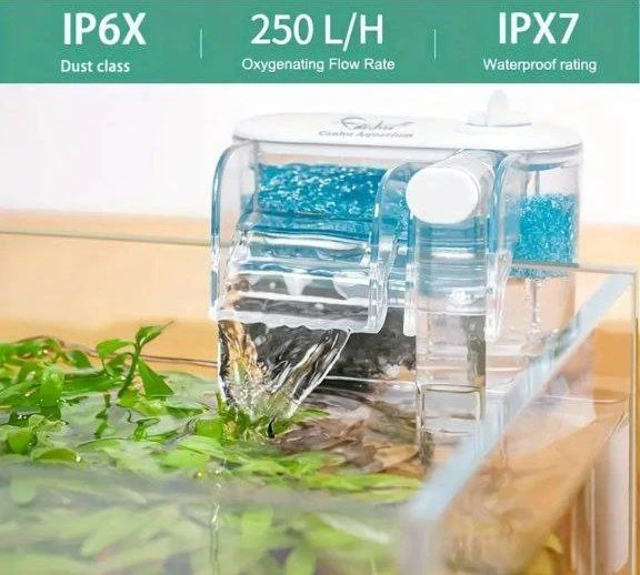 Quiet Aquarium Waterfall Filter, Mini Fish Tank Filter - photo 4