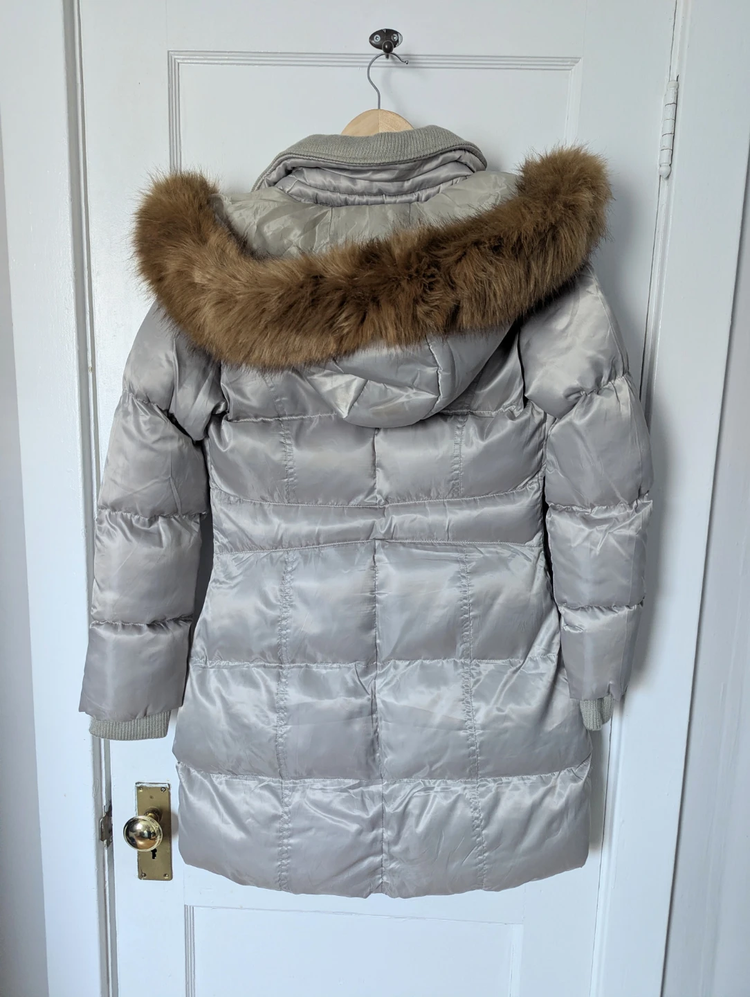 Addiction Down Silver Puffer Coat - photo 3
