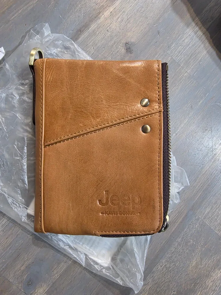 Jeep Kavis Donwe Leather Wallet - Brown